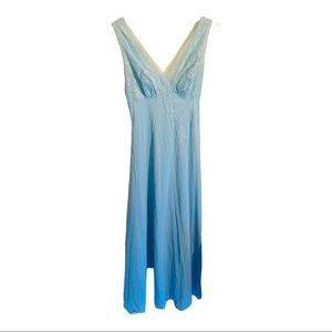 Vintage Blue Lace Chemise